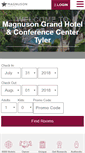 Mobile Screenshot of magnusonhoteltyler.com