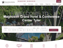 Tablet Screenshot of magnusonhoteltyler.com